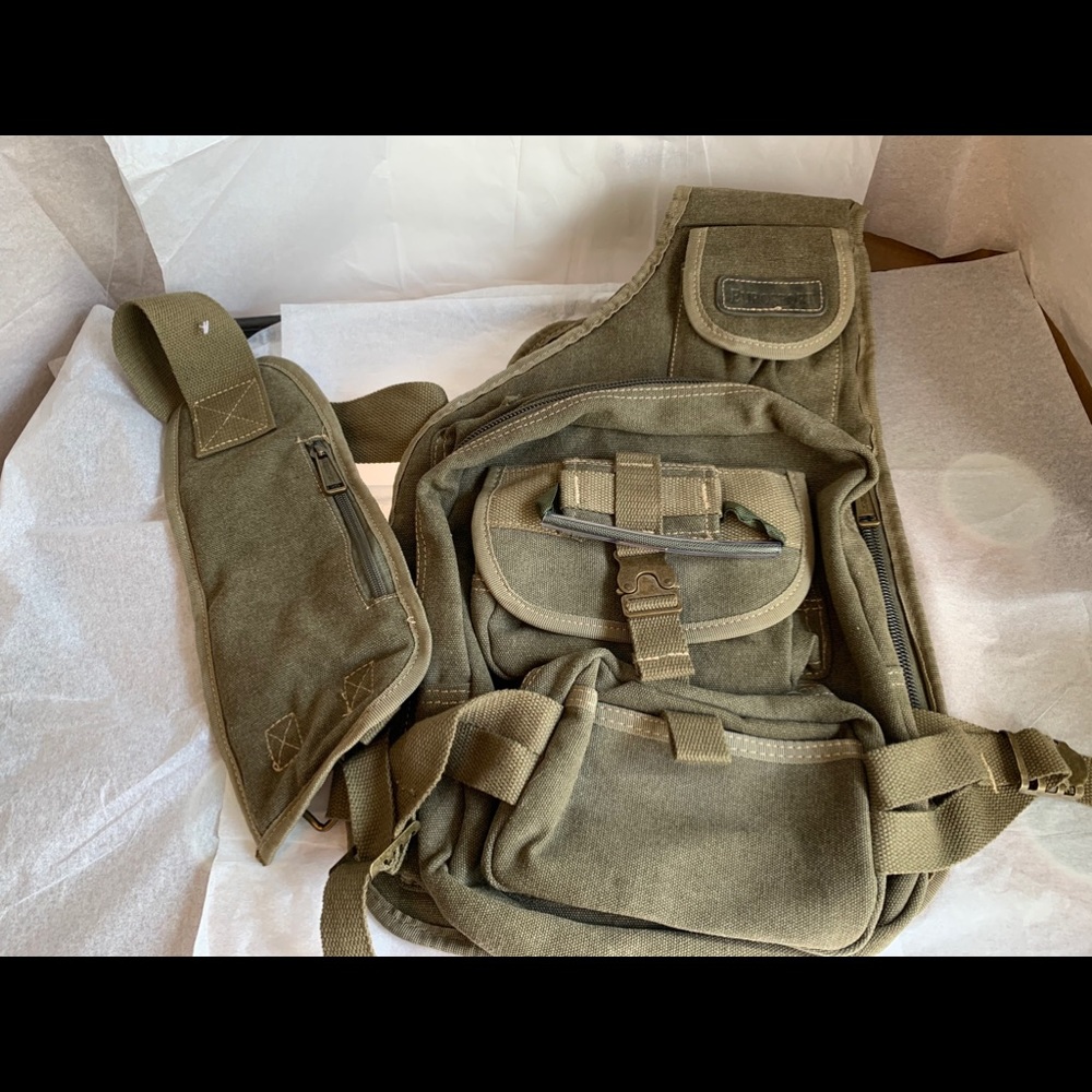 Eurosport Canvas Urban Sling Crossbody Bag